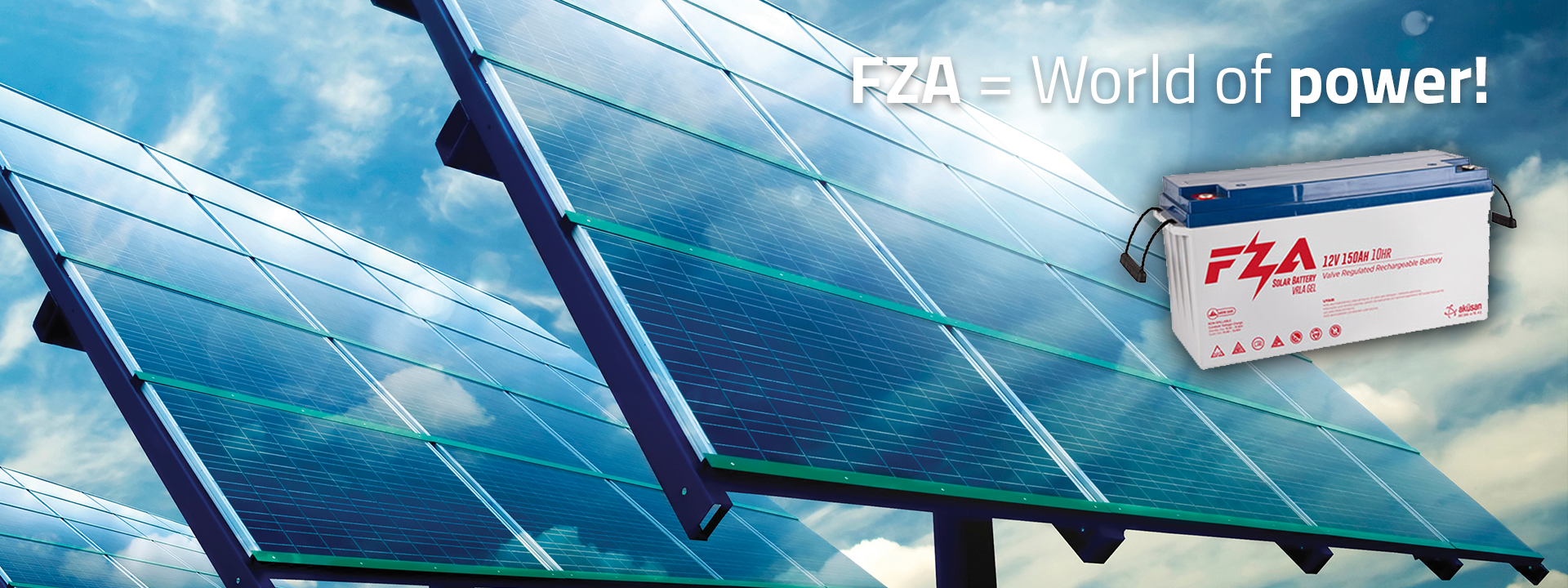 FZA 200AH Solar Battery Slider Image